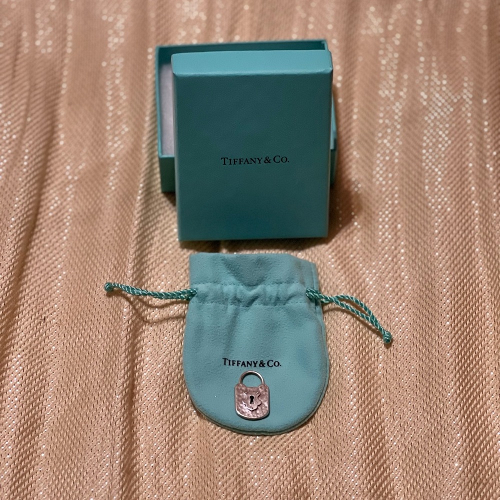 TIFFANY & CO. MD Vintage Lock Charm Sterling Silver. BRAND NEW! AUTHENTIC!